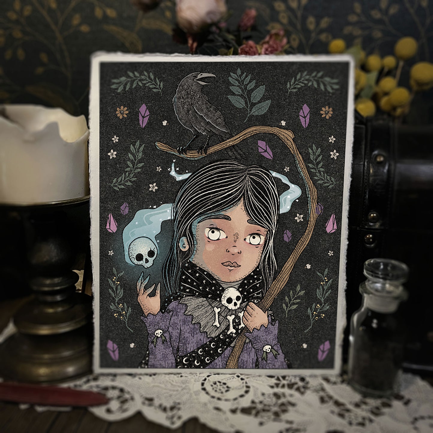 Whimsy Necromancer Raven