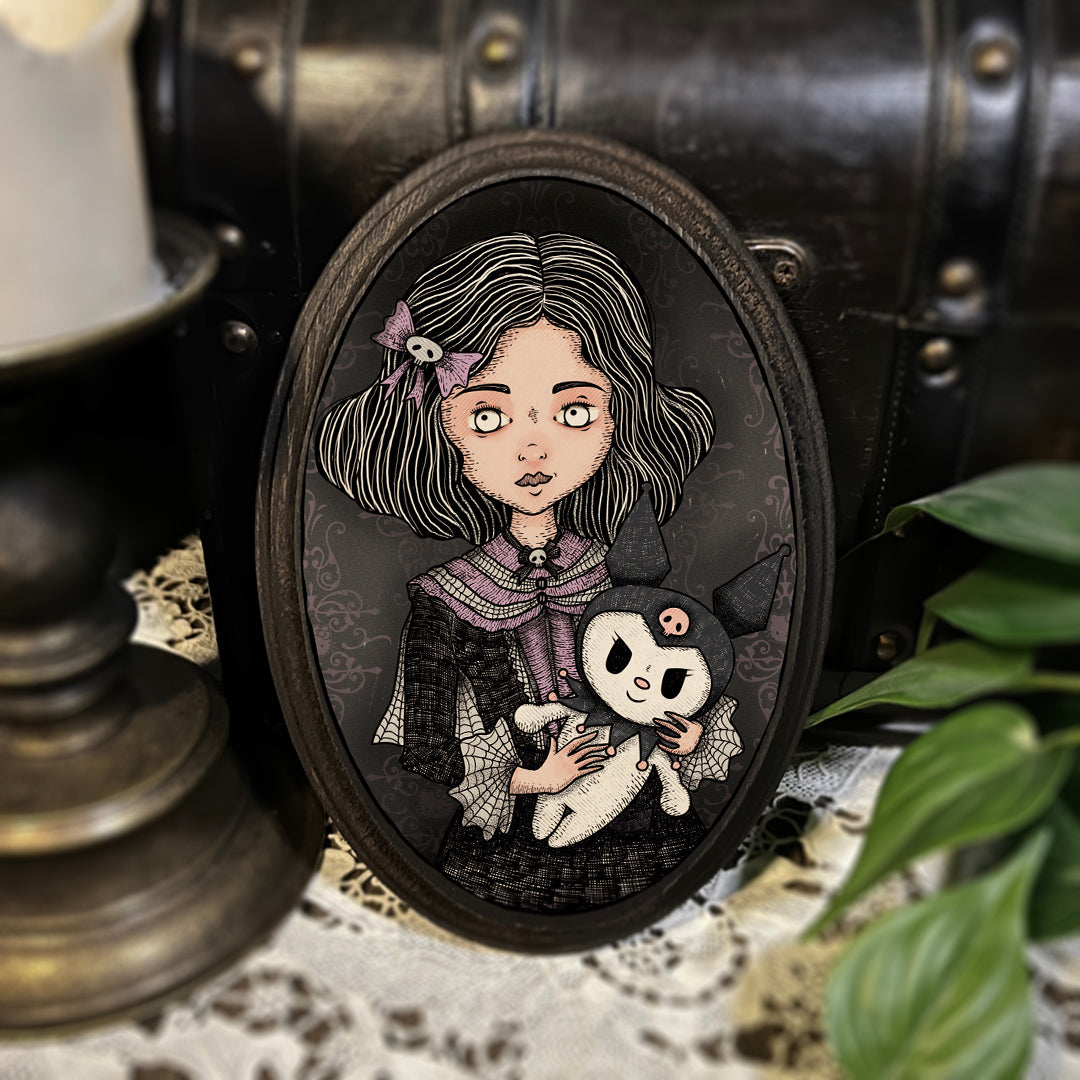 Kuromi Orphan (wood print)