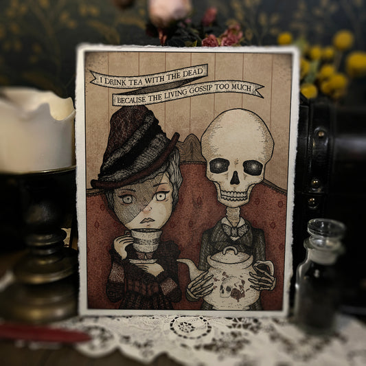 death Victorian tea