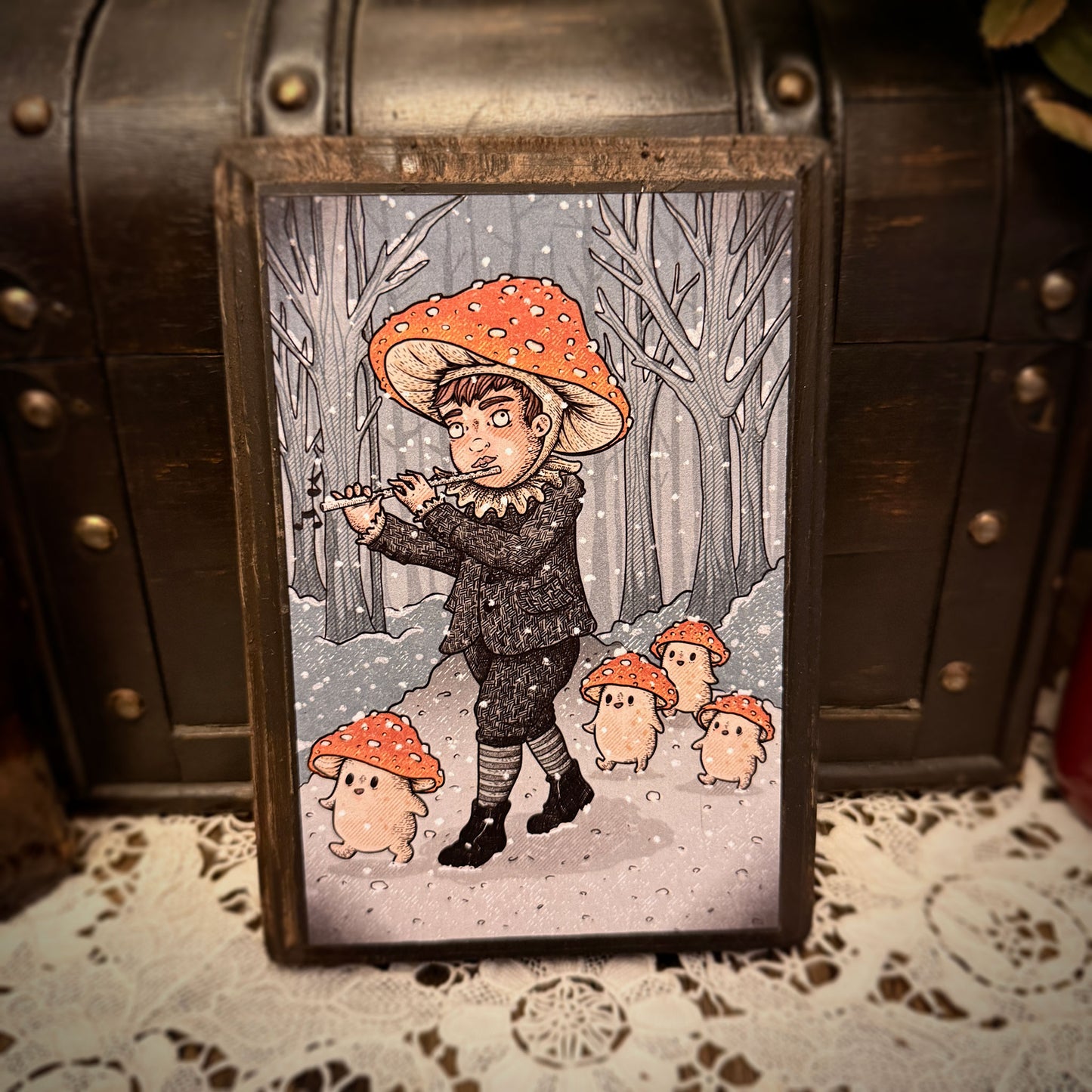 Amanita Pied Piper (wood)