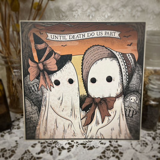 Classic Halloween Ghost Couple