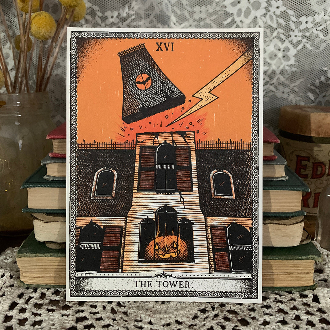 The Tower Tarot Card Print